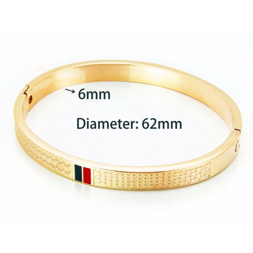 BaiChuan Wholesale Stainless Steel 316L Fashion Bangles NO.#BC93B0372HLW