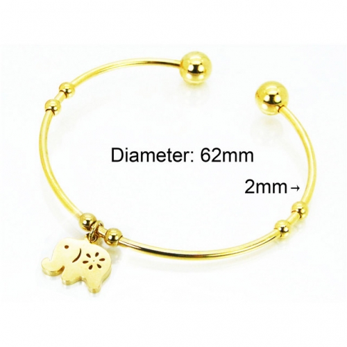 Wholesale Stainless Steel 316L Popularity Bangle NO.#BC89B0007JLZ