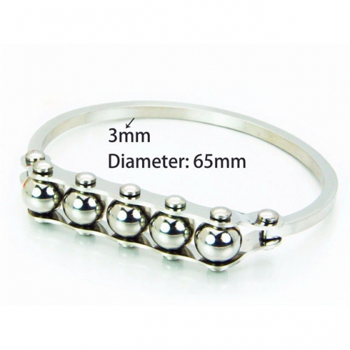 BaiChuan Wholesale Stainless Steel 316L Fashion Bangles NO.#BC93B0205IWW