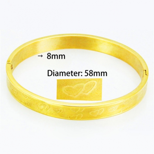 BaiChuan Wholesale Stainless Steel 316L Popularity Bangle NO.#BC42B0008OL