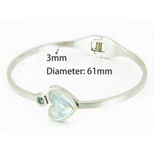 BaiChuan Wholesale Jewelry Stainless Steel 316L Love Bangle NO.#BC93B0079HIE