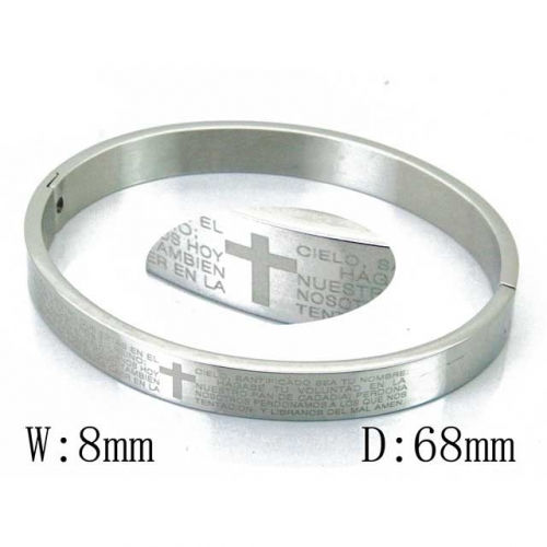 BaiChuan Wholesale Stainless Steel 316L Popularity Bangle NO.#BC42B0197ML