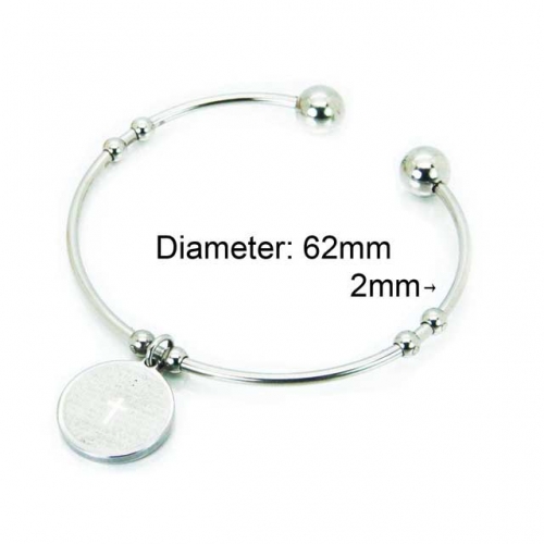 Wholesale Stainless Steel 316L Popularity Bangle NO.#BC58B0363LY