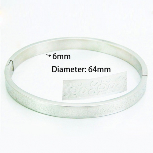 BaiChuan Wholesale Stainless Steel 316L Popularity Bangle NO.#BC42B0064ML