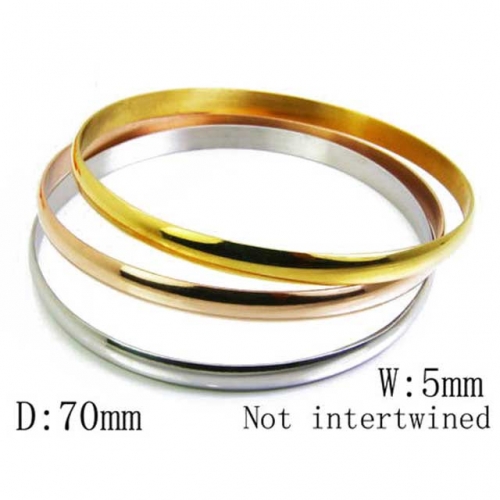 Wholesale Stainless Steel Bangles Sets NO.#BC58B0121M0