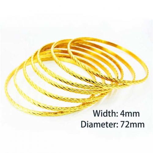 Wholesale Stainless Steel Bangles Sets NO.#BC58B0251HLD
