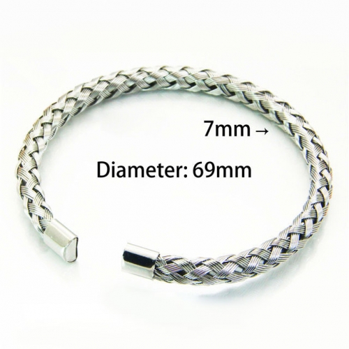 BaiChuan Wholesale Jewelry Steel Cable Bangles NO.#BC73B0102KL