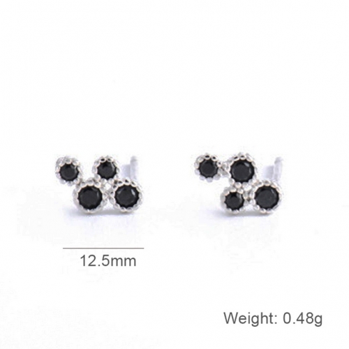 S925 Sterling Silver Earrings Women'S Diamond Earrings Trendy Fashion Earrings