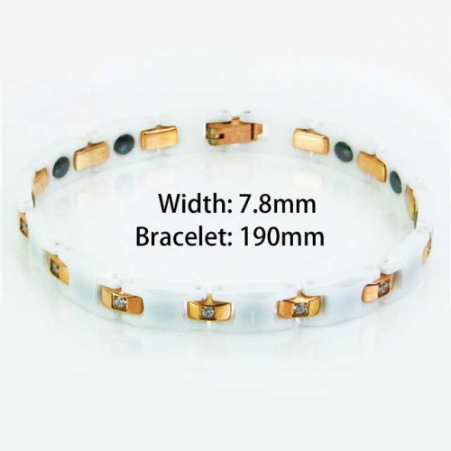 Wholesale Stainless Steel 316L Magnetic Bracelet NO.#BC36B0125KLX