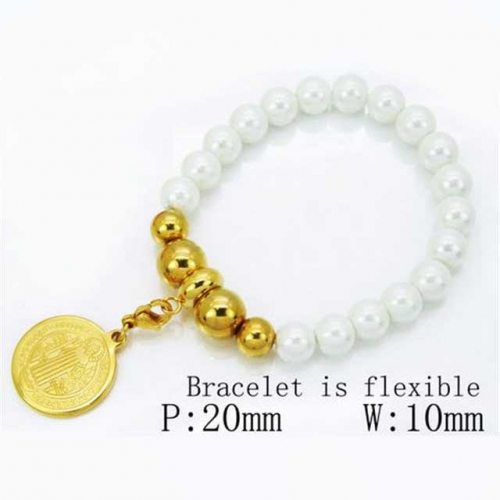 Wholesale Stainless Steel 316L Religion Bracelet NO.#BC06B0003H70