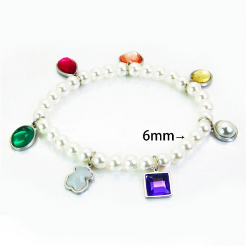 BaiChuan Wholesale Pearl & Shell Bracelets NO.#BC90B0215HNW