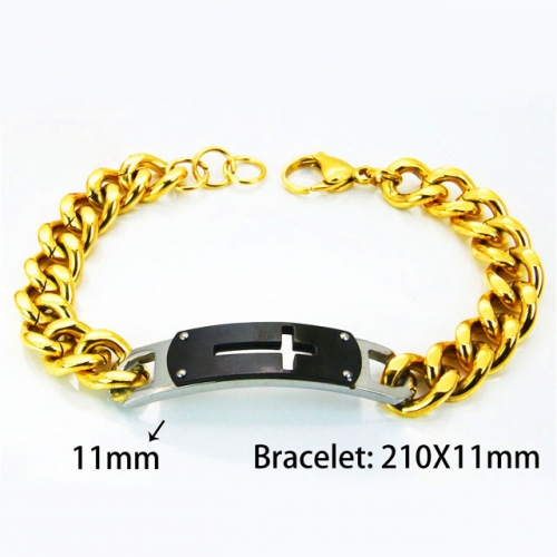 Wholesale Stainless Steel 316L Religion Bracelet NO.#BC55B0533HVV