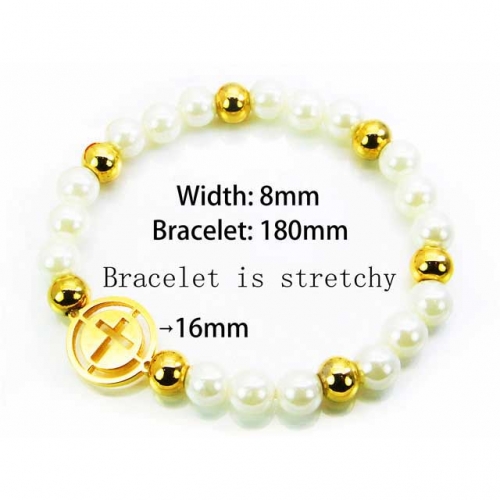 BaiChuan Wholesale Pearl & Shell Bracelets NO.#BC76B0481LW