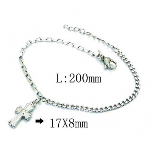 Wholesale Stainless Steel 316L Religion Bracelet NO.#BC06B1094MT