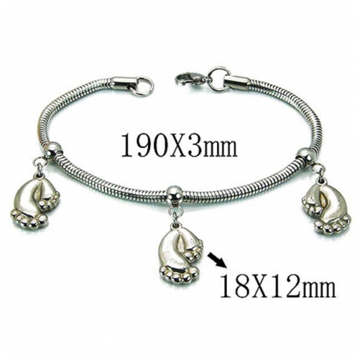 Wholesale Stainless Steel 316L 	PDRA Style Bracelets NO.#BC39B0395NLD