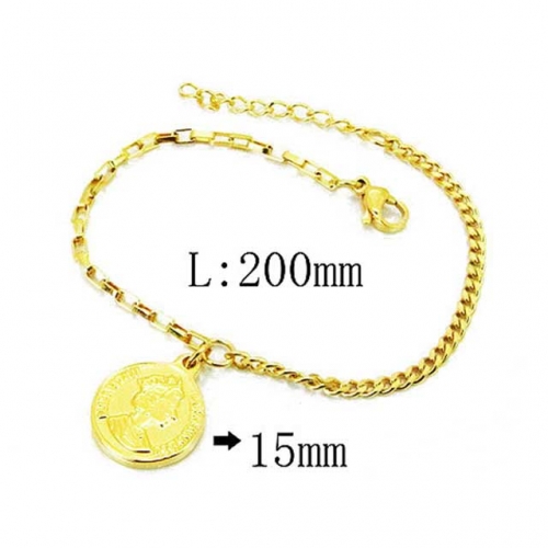 Wholesale Stainless Steel 316L Religion Bracelet NO.#BC06B1081OT