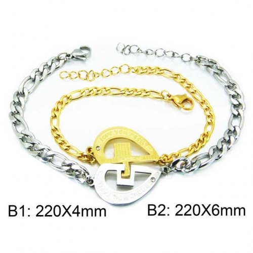 Wholesale Stainless Steel 316L Bracelet NO.#BC12B0399PA
