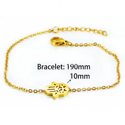 Wholesale Stainless Steel 316L Religion Bracelet NO.#BC25B0539KLS