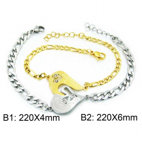 Wholesale Stainless Steel 316L Bracelet NO.#BC12B0400PX