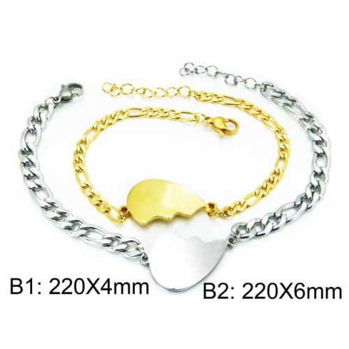 Wholesale Stainless Steel 316L Bracelet NO.#BC12B0405PE