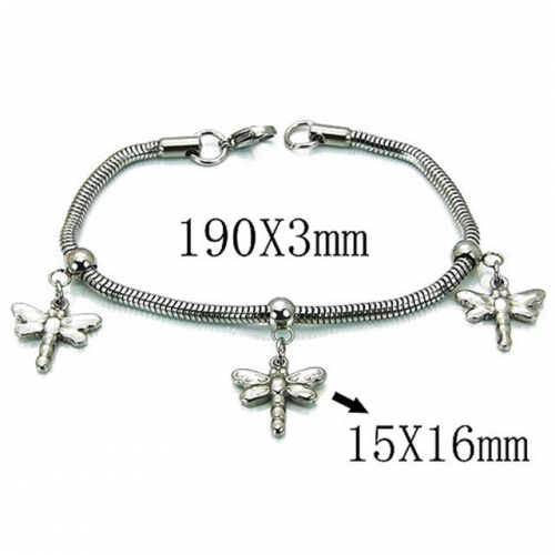 Wholesale Stainless Steel 316L 	PDRA Style Bracelets NO.#BC39B0394NLG