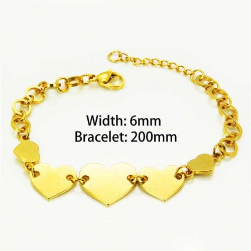 Wholesale Stainless Steel 316L Bracelet NO.#BC76B1277LLS