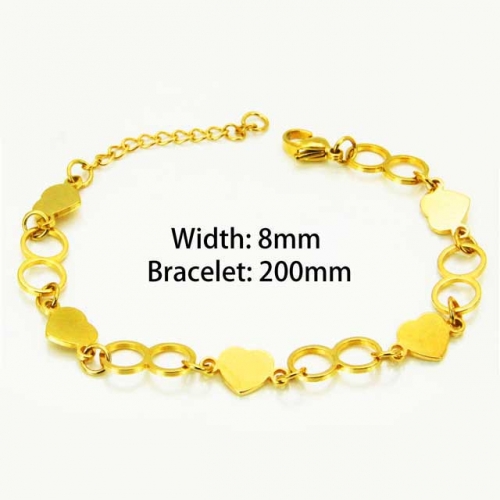 Wholesale Stainless Steel 316L Bracelet NO.#BC76B1260LLD