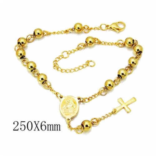 Wholesale Stainless Steel 316L Religion Bracelet NO.#BC55B0075N0