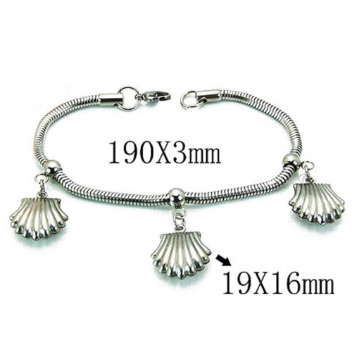 Wholesale Stainless Steel 316L 	PDRA Style Bracelets NO.#BC39B0412NLX