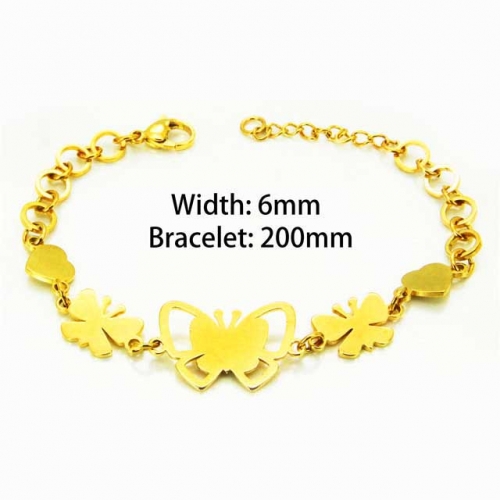 Wholesale Stainless Steel 316L Bracelet NO.#BC76B1254LLR