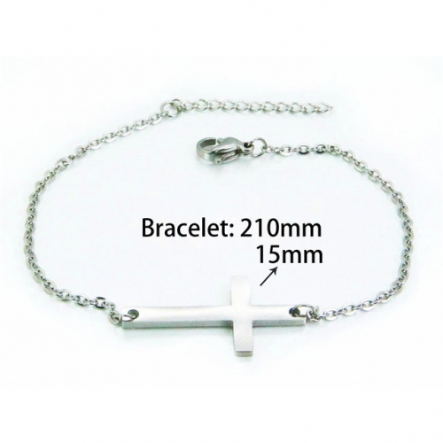 Wholesale Stainless Steel 316L Religion Bracelet NO.#BC25B0514KLC