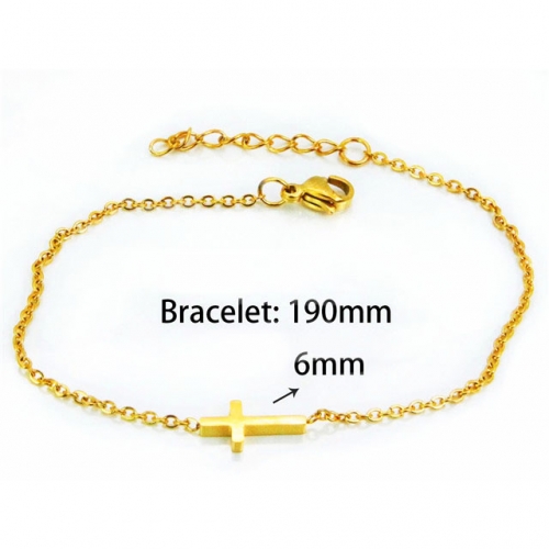 Wholesale Stainless Steel 316L Religion Bracelet NO.#BC25B0547KLD