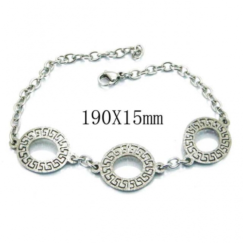 Wholesale Stainless Steel 316L Bracelet NO.#BC12B0408MA