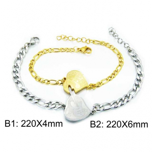 Wholesale Stainless Steel 316L Bracelet NO.#BC12B0402PV