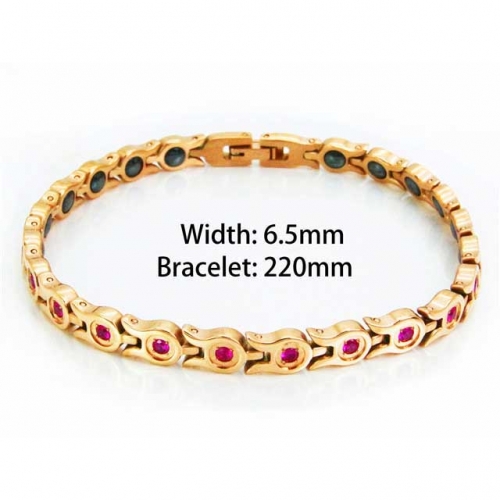Wholesale Stainless Steel 316L Magnetic Bracelet NO.#BC36B0041IPW