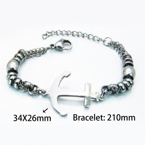 Wholesale Stainless Steel 316L Bracelet NO.#BC55B0152MQ