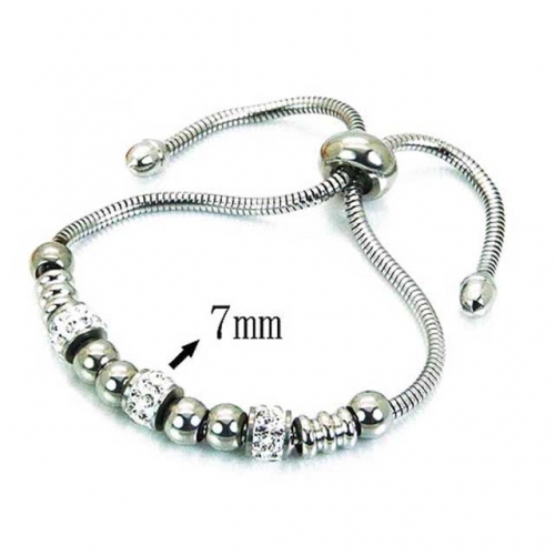 Wholesale Stainless Steel 316L 	PDRA Style Bracelets NO.#BC12B0300HHZ