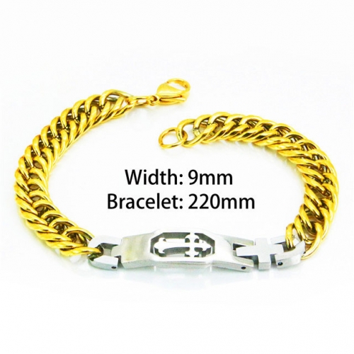 Wholesale Stainless Steel 316L Religion Bracelet NO.#BC55B0589OW