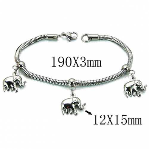 Wholesale Stainless Steel 316L 	PDRA Style Bracelets NO.#BC39B0409NLA