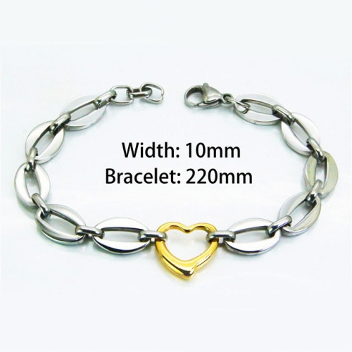 Wholesale Stainless Steel 316L Bracelet NO.#BC55B0675MQ