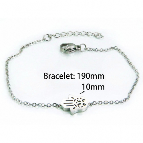 Wholesale Stainless Steel 316L Religion Bracelet NO.#BC25B0538KS