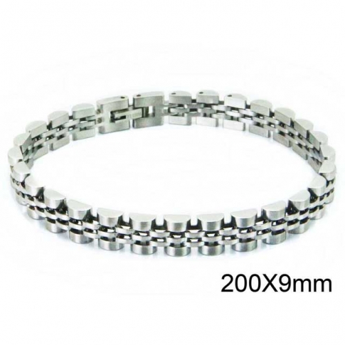 Wholesale Stainless Steel 316L Strap Bracelet NO.#BC09B1007HNA