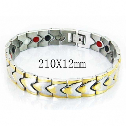 Wholesale Stainless Steel 316L Strap Bracelet NO.#BC23B0086IHD
