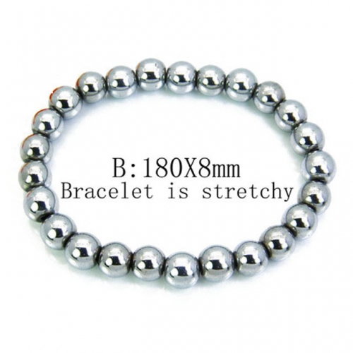 Wholesale Stainless Steel 316L Steel Bead Bracelets NO.#BC35B0522LZ