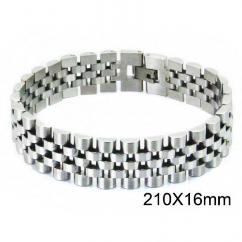 Wholesale Stainless Steel 316L Strap Bracelet NO.#BC09B1000HPQ