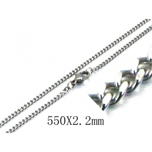 Wholesale Stainless Steel 316L Curb Chains NO.#BC70N0452HLU