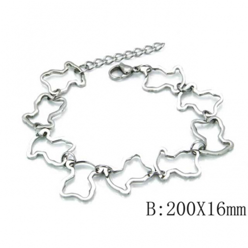 Wholesale Stainless Steel 316L Fashion Bracelet NO.#BC64B0414HKZ