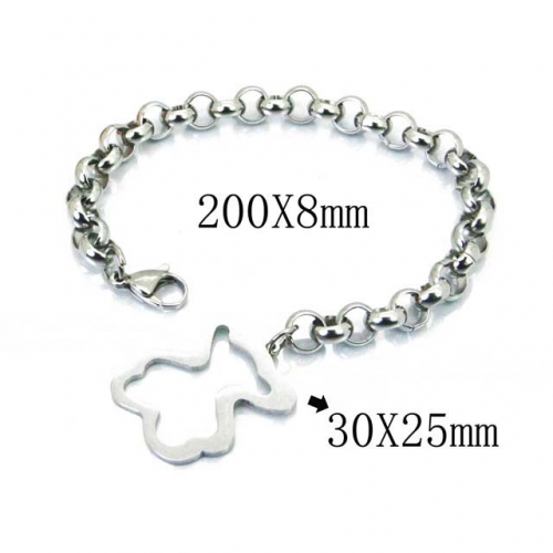 Wholesale Stainless Steel 316L Fashion Bracelet NO.#BC02B0200HQQ