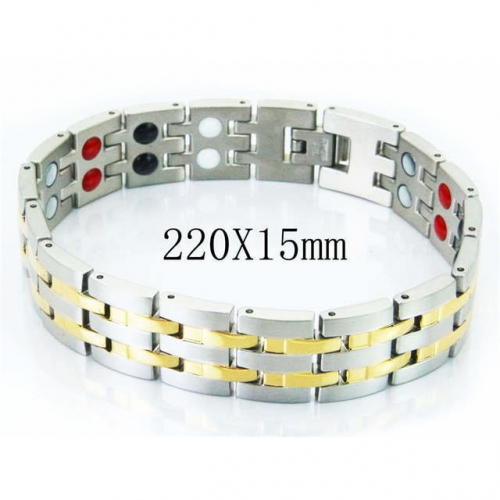Wholesale Stainless Steel 316L Strap Bracelet NO.#BC36B0170IVV