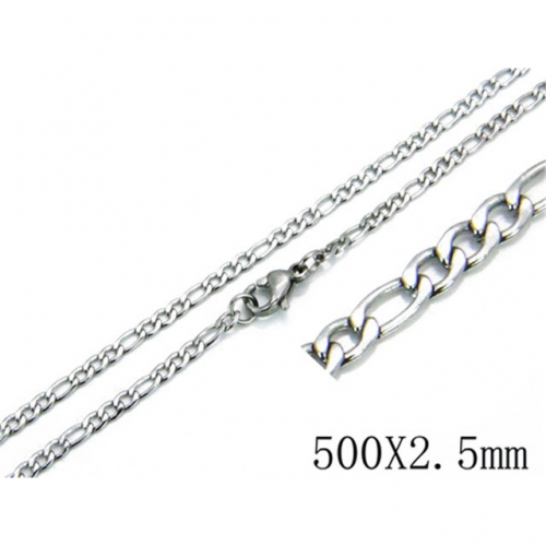 Wholesale Stainless Steel 316L Figaro Chains NO.#BC70N0317IZ